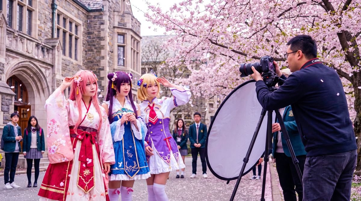 抖荫短视频传媒-Cosplay传媒教程二次元影像演示